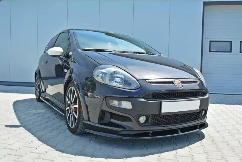 Maxton Design Frontlippe für Fiat Punto Evo Abarth Hochglanz schwarz – Ansicht 2