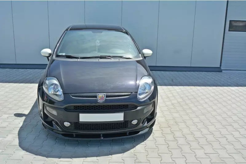 Maxton Design Frontlippe für Fiat Punto Evo Abarth Hochglanz schwarz – Ansicht 3