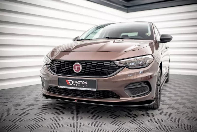 Maxton Design Frontlippe für Fiat Tipo S-Design Hochglanz schwarz – Ansicht 1