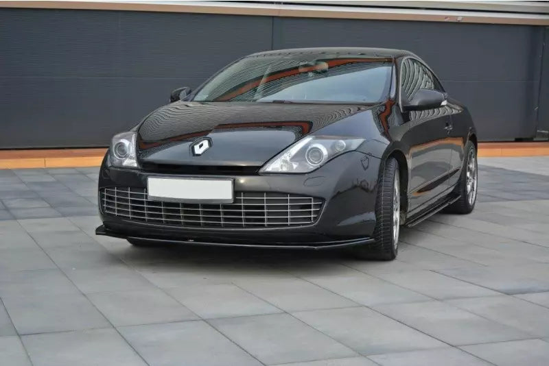 Maxton Design Frontlippe für Renault Laguna 3 Coupe Hochglanz schwarz – Ansicht 1