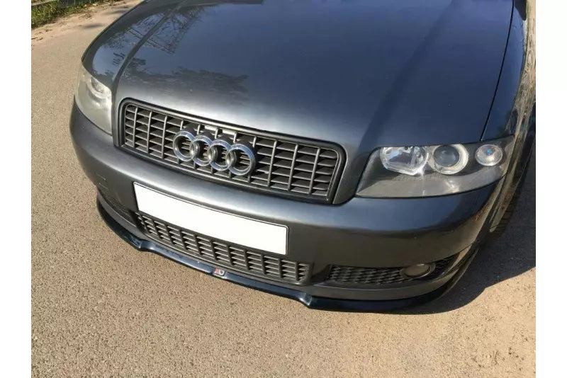 Maxton Design Frontlippe V.1 für Audi A4 B6 S-Line Hochglanz schwarz – Ansicht 1