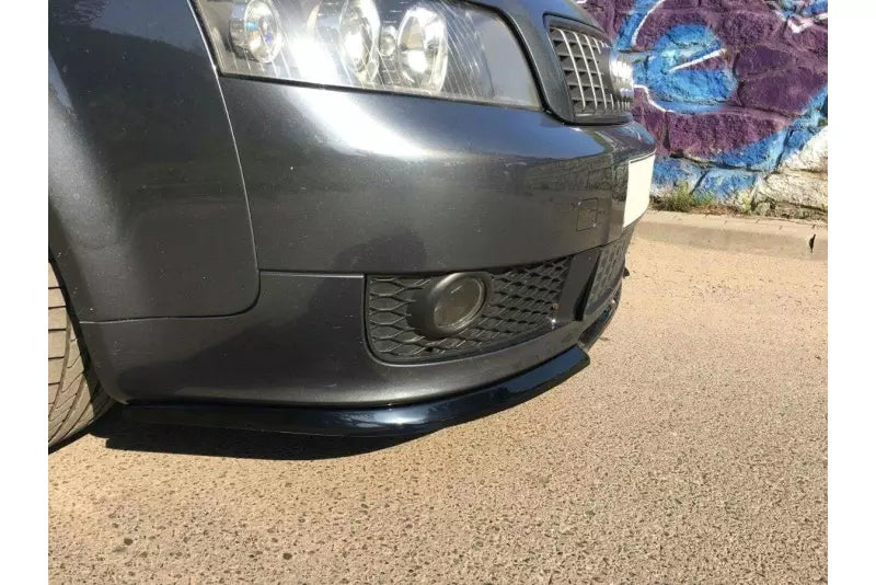 Maxton Design Frontlippe V.1 für Audi A4 B6 S-Line Hochglanz schwarz – Ansicht 3