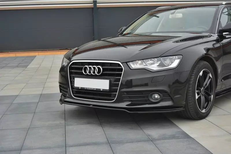 Maxton Design Frontlippe V.1 für Audi A6 C7 Hochglanz schwarz – Ansicht 3