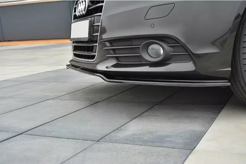Maxton Design Frontlippe V.1 für Audi A6 C7 Hochglanz schwarz – Ansicht 4