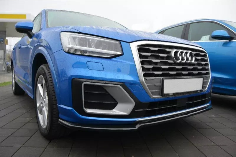 Maxton Design Frontlippe für Audi Q2 Hochglanz schwarz – Ansicht 1