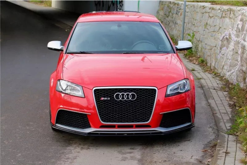 Maxton Design Frontlippe V.1 für Audi RS3 8P Hochglanz schwarz – Ansicht 2