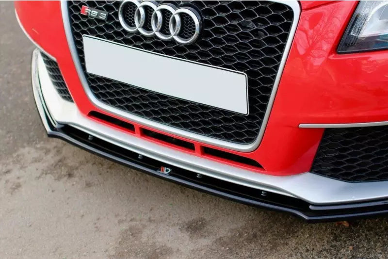 Maxton Design Frontlippe V.1 für Audi RS3 8P Hochglanz schwarz – Ansicht 3