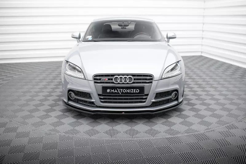 Maxton Design Frontlippe V.1 für Audi TT S 8J Hochglanz schwarz – Ansicht 2