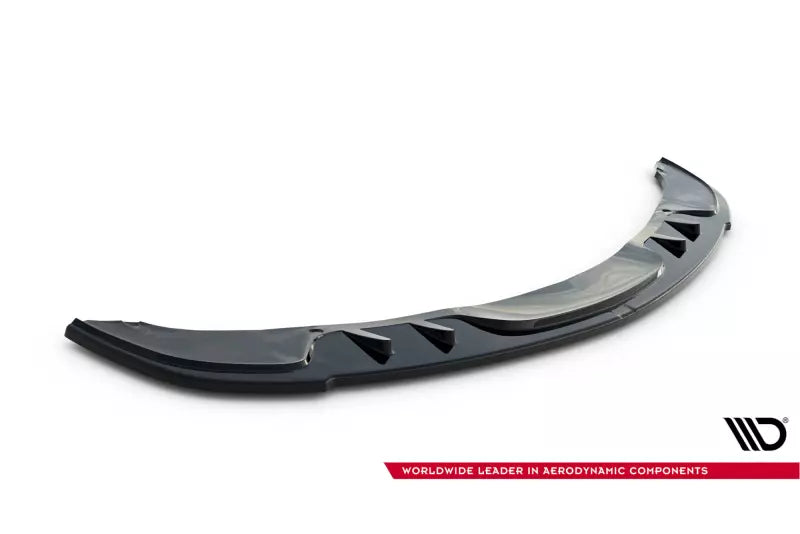 Maxton Design Frontlippe V.1 für BMW 3er E91 M Paket Facelift Hochglanz schwarz – Ansicht 4