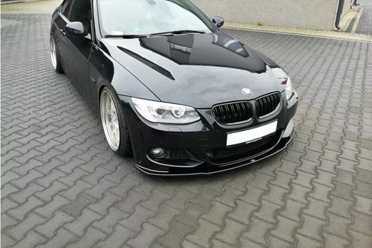 Maxton Design Frontlippe V.1 für BMW 3er E92 / E93 M Paket Facelift Hochglanz schwarz – Ansicht 1