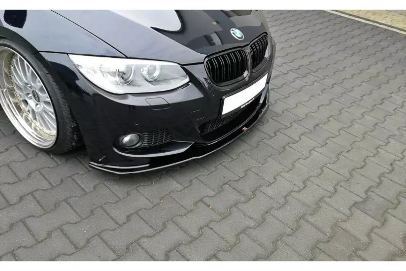 Maxton Design Frontlippe V.1 für BMW 3er E92 / E93 M Paket Facelift Hochglanz schwarz – Ansicht 2