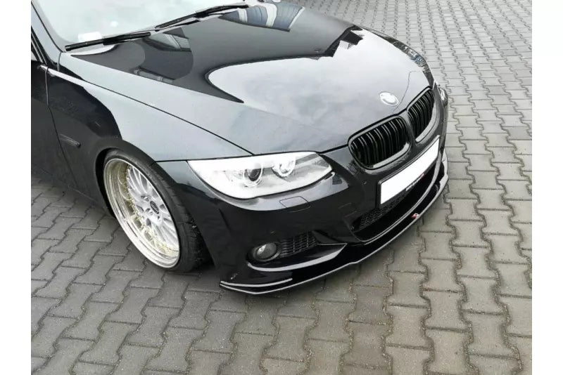 Maxton Design Frontlippe V.1 für BMW 3er E92 / E93 M Paket Facelift Hochglanz schwarz – Ansicht 4
