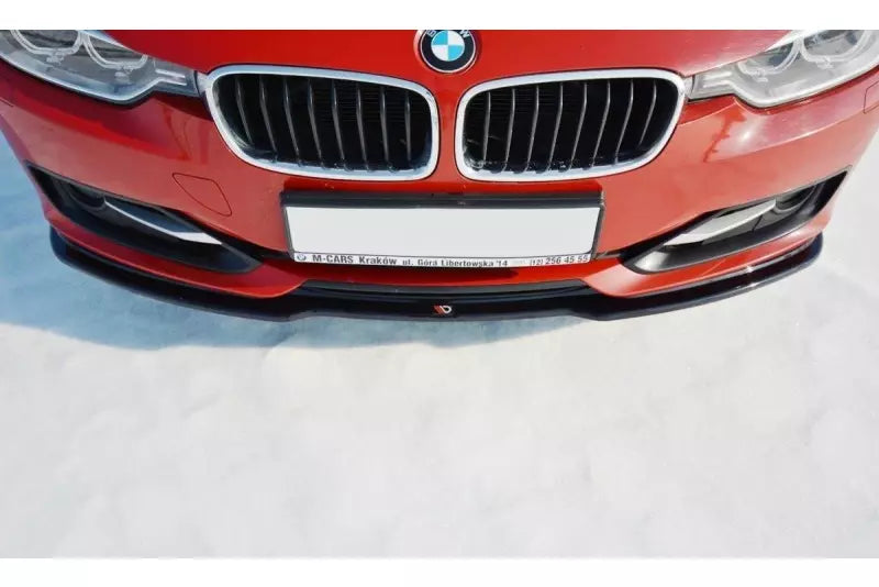 Maxton Design Frontlippe V.1 für BMW 3er F30 Hochglanz schwarz – Ansicht 2