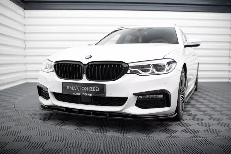 Maxton Design Frontlippe V.1 für BMW 5er G30 / G31 M Paket Hochglanz schwarz – Ansicht 1
