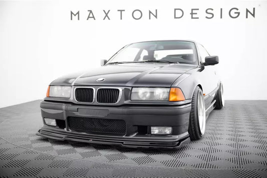 Maxton Design Frontlippe V.1 für BMW M3 E36 Hochglanz schwarz – Ansicht 1