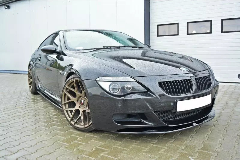 Maxton Design Frontlippe V.1 für BMW M6 E63 Hochglanz schwarz – Ansicht 1