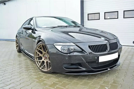 Maxton Design Frontlippe V.1 für BMW M6 E63 Hochglanz schwarz – Ansicht 1