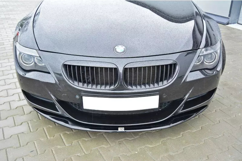 Maxton Design Frontlippe V.1 für BMW M6 E63 Hochglanz schwarz – Ansicht 3