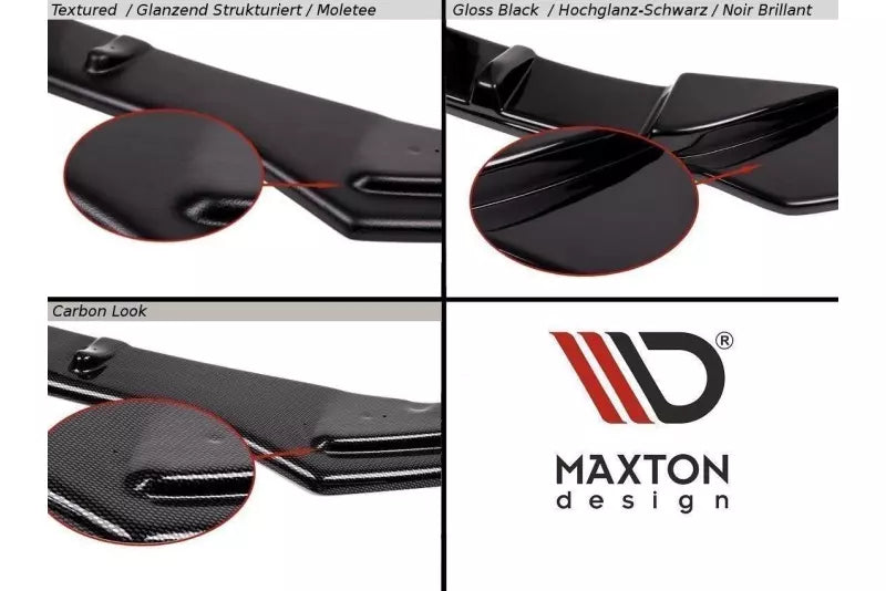 Maxton Design Frontlippe V.1 für Lexus GS 300 Mk3 Facelift Hochglanz schwarz – Ansicht 2