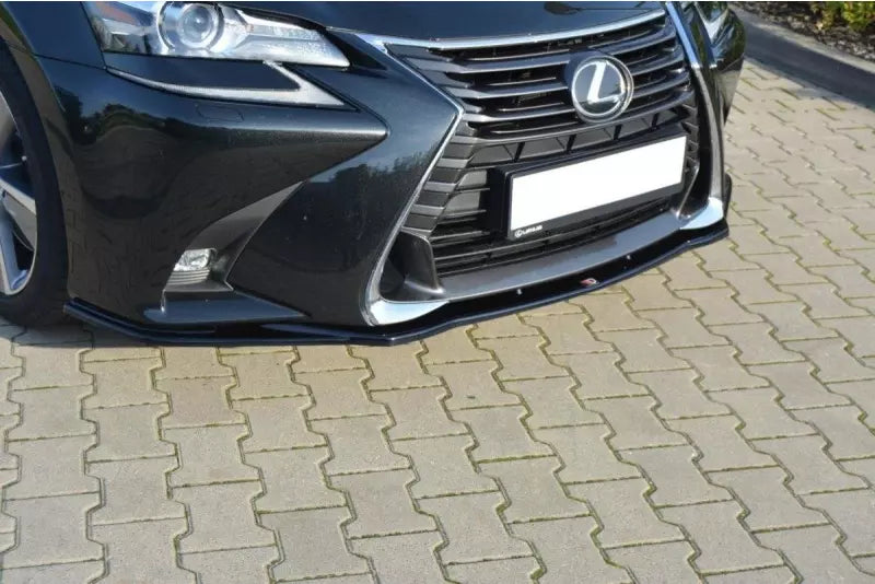 Maxton Design Frontlippe V.1 für Lexus GS Mk4 Facelift Hochglanz schwarz – Ansicht 2