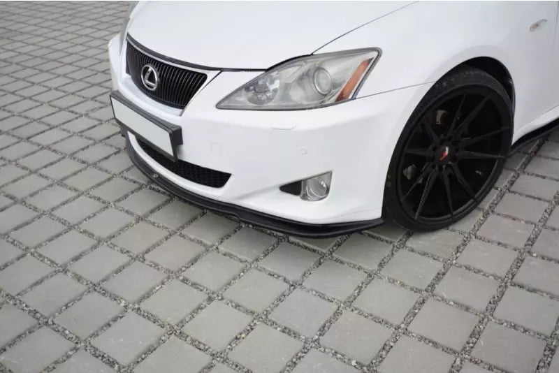 Maxton Design Frontlippe V.1 für Lexus IS Mk2 Hochglanz schwarz – Ansicht 1