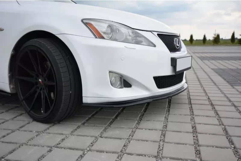Maxton Design Frontlippe V.1 für Lexus IS Mk2 Hochglanz schwarz – Ansicht 3