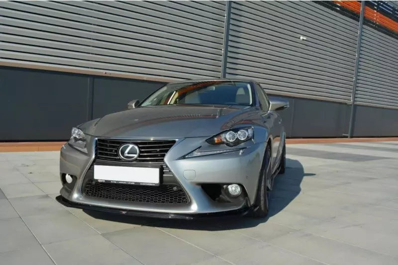 Maxton Design Frontlippe V.1 für Lexus IS Mk3 Hochglanz schwarz – Ansicht 2
