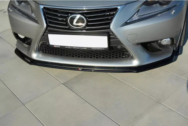 Maxton Design Frontlippe V.1 für Lexus IS Mk3 Hochglanz schwarz – Ansicht 3