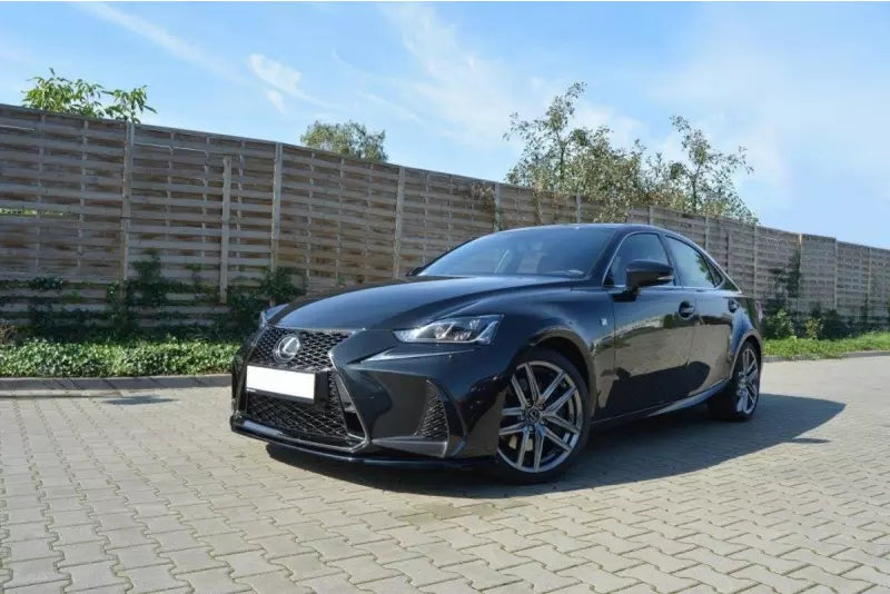Maxton Design Frontlippe V.1 für Lexus IS Mk3 Facelift F-Sport Hochglanz schwarz – Ansicht 3