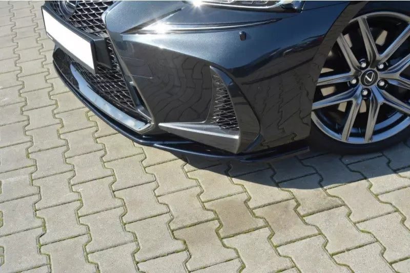 Maxton Design Frontlippe V.1 für Lexus IS Mk3 Facelift F-Sport Hochglanz schwarz – Ansicht 4