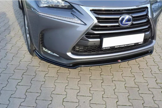 Maxton Design Frontlippe V.1 für Lexus NX Mk1 Hochglanz schwarz – Ansicht 1