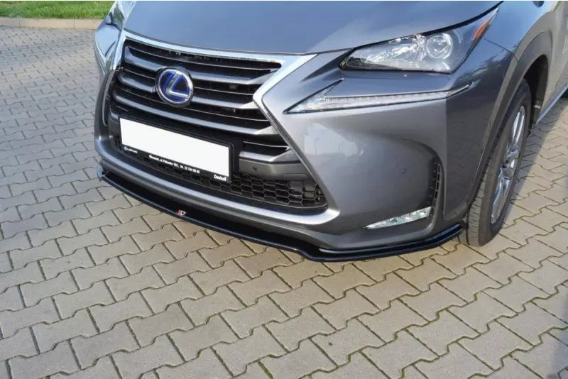 Maxton Design Frontlippe V.1 für Lexus NX Mk1 Hochglanz schwarz – Ansicht 3