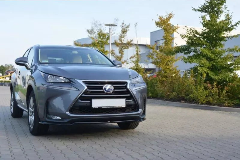 Maxton Design Frontlippe V.1 für Lexus NX Mk1 Hochglanz schwarz – Ansicht 4