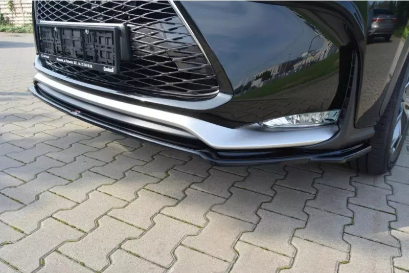 Maxton Design Frontlippe V.1 für Lexus NX Mk1 F-Sport Hochglanz schwarz – Ansicht 3