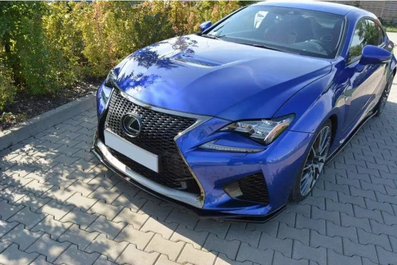 Maxton Design Frontlippe V.1 für Lexus RC F Hochglanz schwarz – Ansicht 2