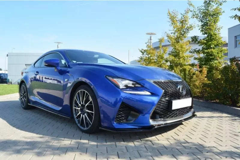 Maxton Design Frontlippe V.1 für Lexus RC F Hochglanz schwarz – Ansicht 3