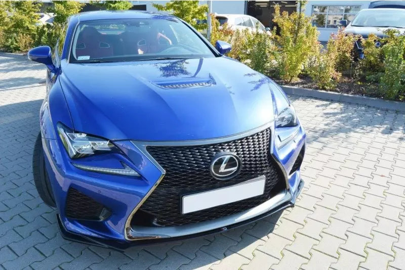 Maxton Design Frontlippe V.1 für Lexus RC F Hochglanz schwarz – Ansicht 4