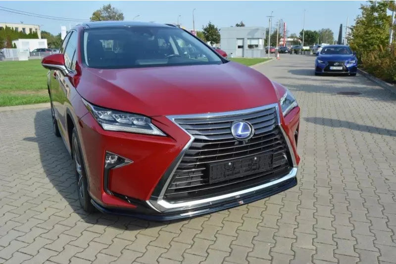 Maxton Design Frontlippe V.1 für Lexus RX Mk4 Hochglanz schwarz – Ansicht 1