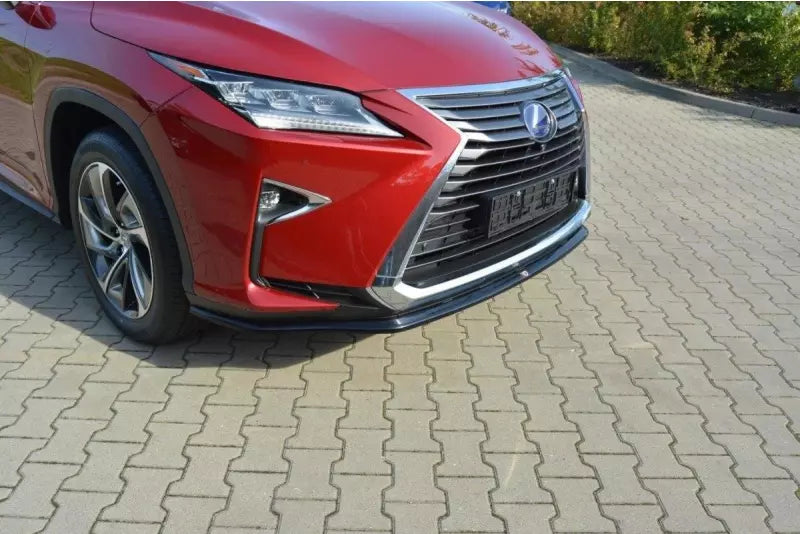 Maxton Design Frontlippe V.1 für Lexus RX Mk4 Hochglanz schwarz – Ansicht 2