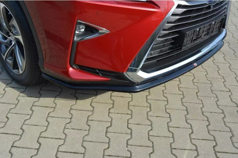 Maxton Design Frontlippe V.1 für Lexus RX Mk4 Hochglanz schwarz – Ansicht 3