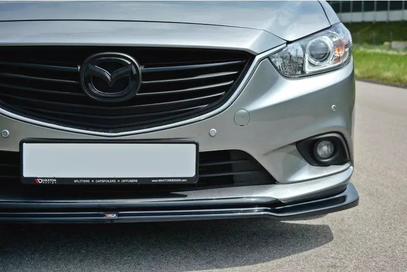 Maxton Design Frontlippe V.1 für Mazda 6 GJ (Mk3) Hochglanz schwarz – Ansicht 2
