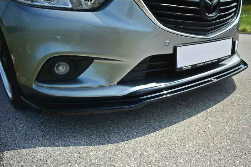 Maxton Design Frontlippe V.1 für Mazda 6 GJ (Mk3) Hochglanz schwarz – Ansicht 4