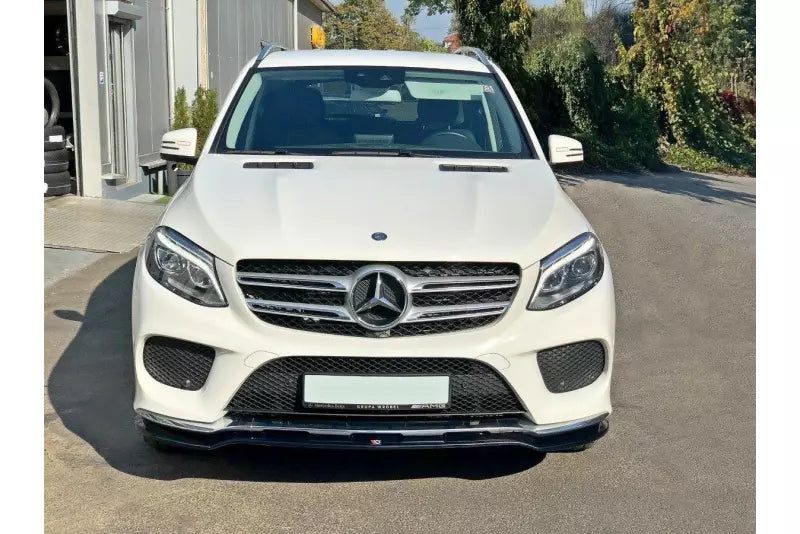 Maxton Design Frontlippe V.1 für Mercedes GLE W166 AMG-Line Hochglanz schwarz – Ansicht 1