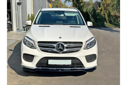 Maxton Design Frontlippe V.1 für Mercedes GLE W166 AMG-Line Hochglanz schwarz – Ansicht 1