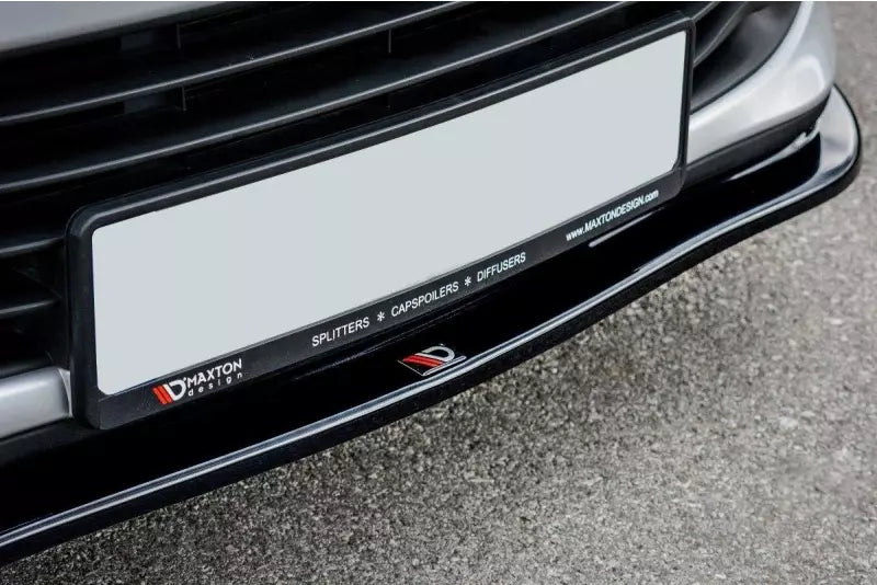Maxton Design Frontlippe V.1 für Renault Clio 4 Hochglanz schwarz – Ansicht 2