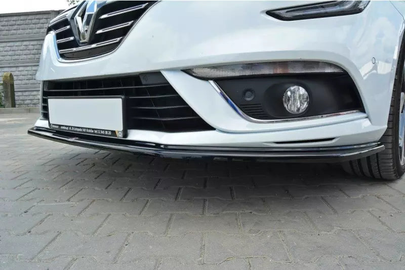 Maxton Design Frontlippe V.1 für Renault Megane 4 Hatchback Hochglanz schwarz – Ansicht 2