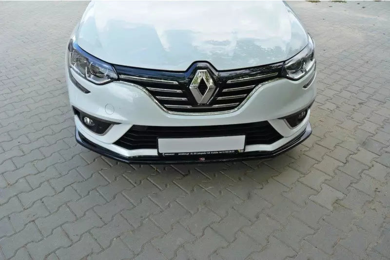 Maxton Design Frontlippe V.1 für Renault Megane 4 Hatchback Hochglanz schwarz – Ansicht 3