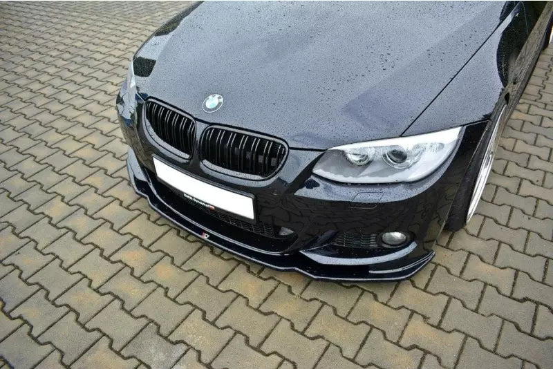 Maxton Design Frontlippe V.2 für BMW 3er E92 / E93 M Paket Facelift Hochglanz schwarz – Ansicht 1