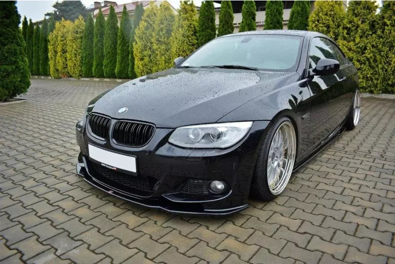 Maxton Design Frontlippe V.2 für BMW 3er E92 / E93 M Paket Facelift Hochglanz schwarz – Ansicht 2