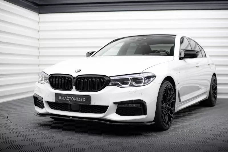 Maxton Design Frontlippe V.2 für BMW 5er G30 / G31 M Paket Hochglanz schwarz – Ansicht 1